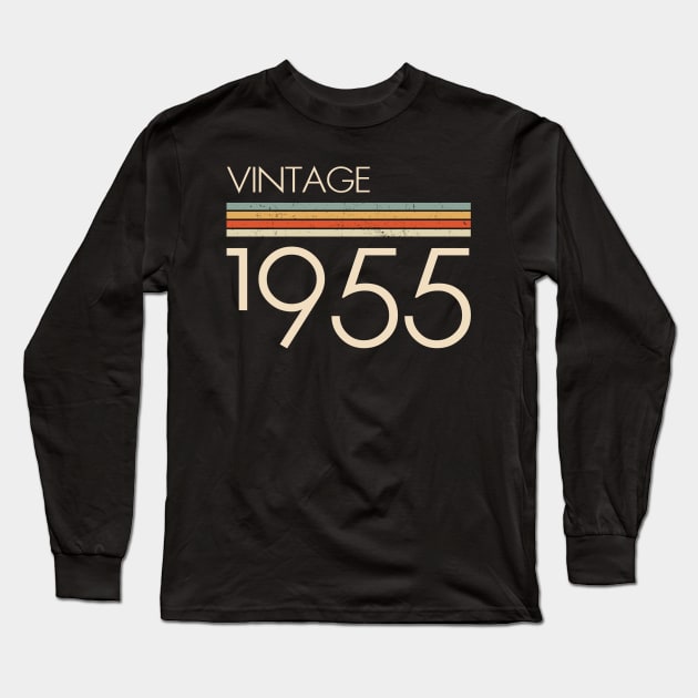 Vintage Classic 1955 Long Sleeve T-Shirt by adalynncpowell